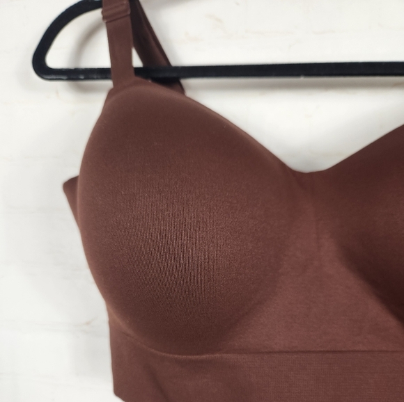 Truekind Supportive Comfort Wireless Shaping Bra in Chocolate Brown 2XL - Picture 4 of 13